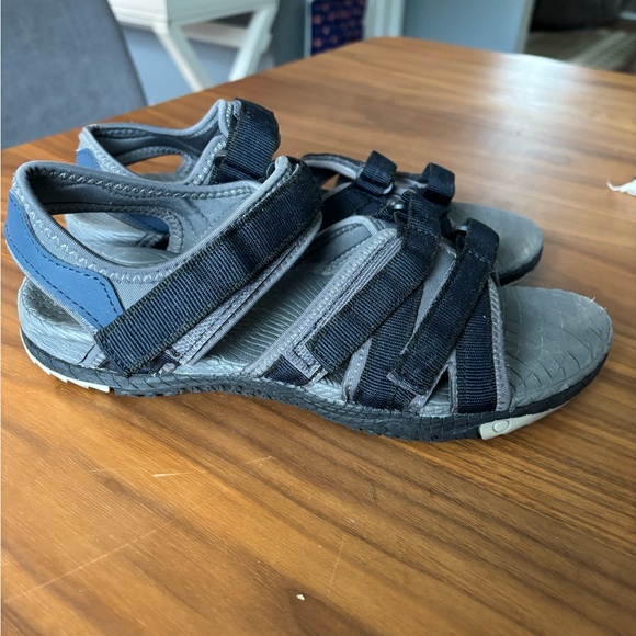 WHITIN Women's Sandals - Black and Gray - Picture 3 of 5